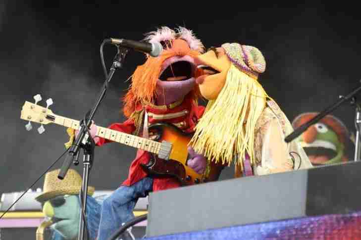 Dr. Teeth and The Electric Mayhem perform live for the first time