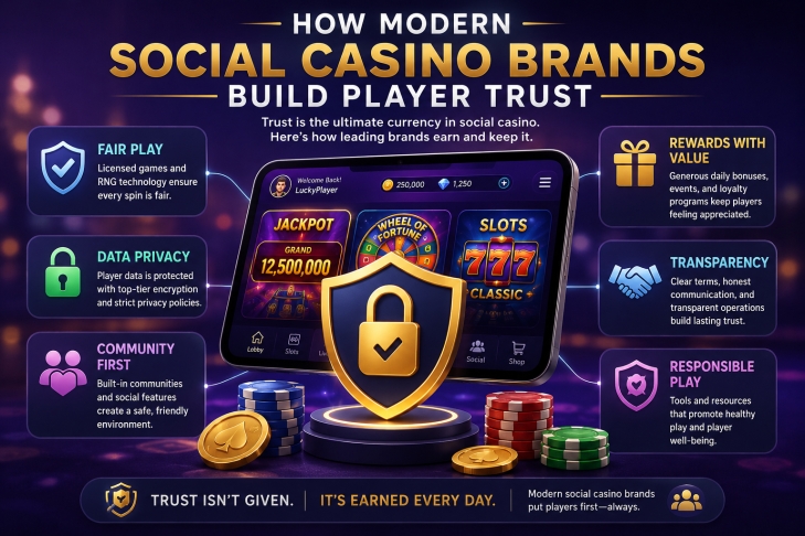 How Modern Social Casino Brands Build Player Trust