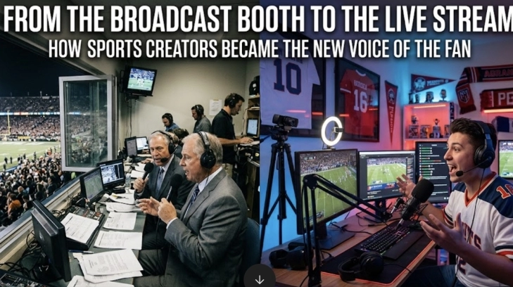 From the Broadcast Booth to the Live Stream: How Sports Creators Became the New Voice of the Fan